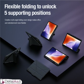 Nillkin Bumper atverčiamas smūgiams atsparus dėklas (Xiaomi Pad 7/Pad 7 Pro/Pad 8/Pad 8 Pro) Nillkin Bumper atverčiamas smūgiams atsparus dėklas (Xiaomi Pad 7/Pad 7 Pro/Pad 8/Pad 8 Pro)